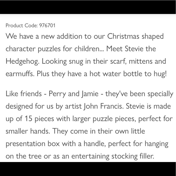 NIB Wentworth wooden puzzle kids 15 piece Christmas puzzle - Picture 7 of 10